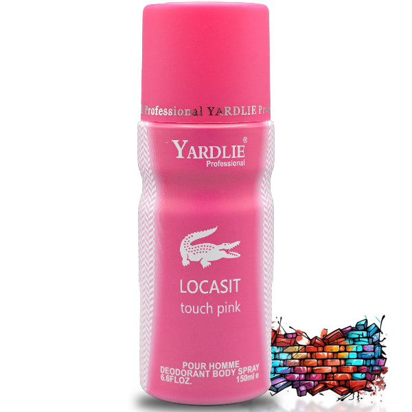 Yardlie Professional LOCASIT TOUCH PINK Body Spray 150ml.