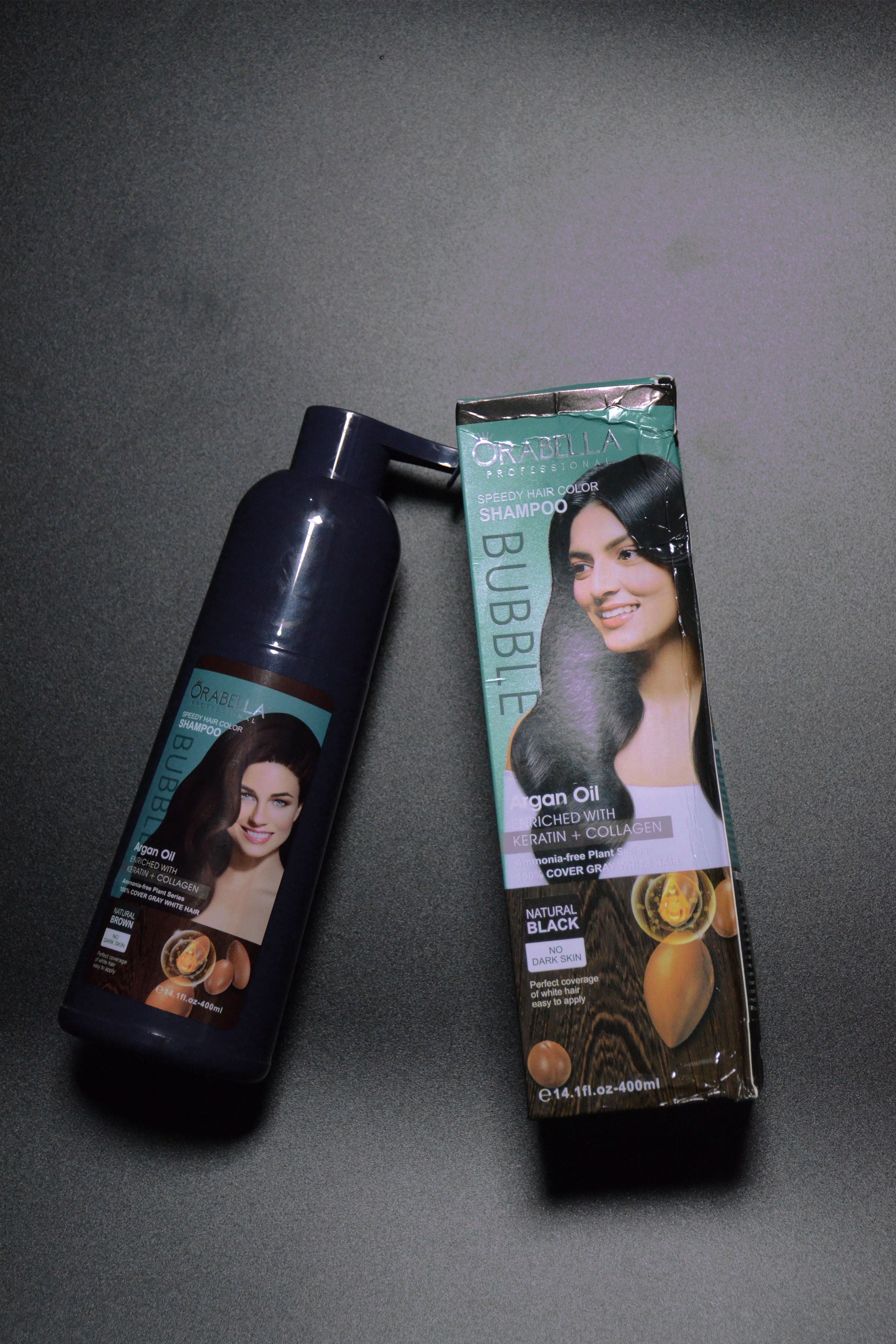Yardlie Orabella Professional Speedy Hair Color Shampoo Natural Black 400ml.