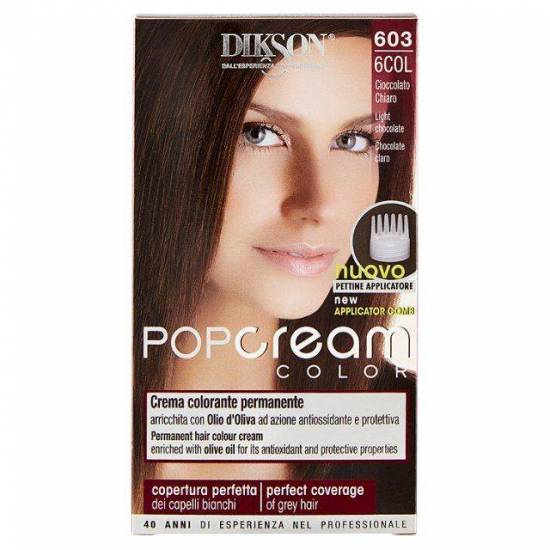 Dikson Pop Cream Color 6 Light Chocolate 603