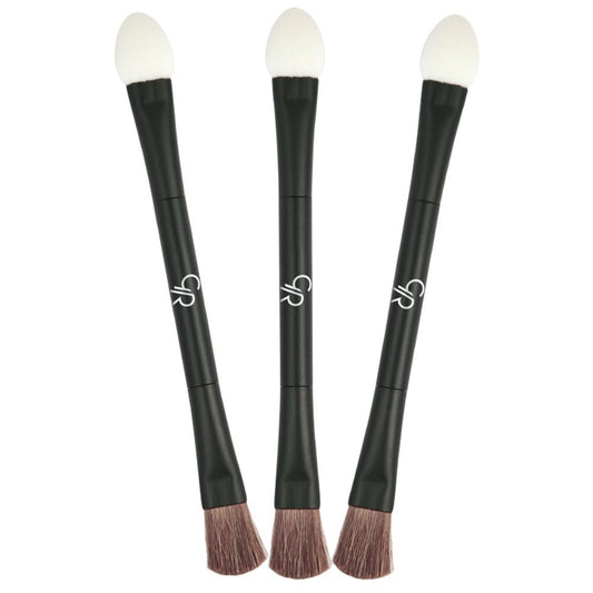 Golden Rose Double Ended Eye-shadow Brush