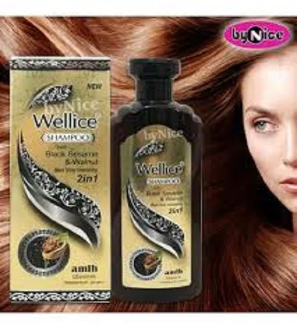 Wellice 2 in 1 Black Sesame and Walnut Shampoo