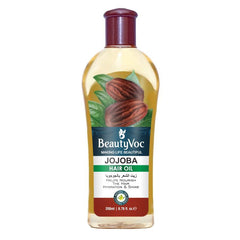 BeautyVoc Jojoba Hair Oil 200 ml  | Promotes Hair Growth, Reduces Hair Fall & Dandruff