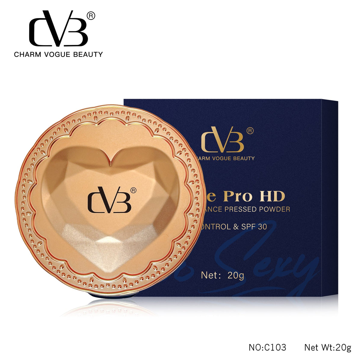 Cvb Ultime Pro Hd Matte Brilliance Pressed Powder Oil Control & Spf30