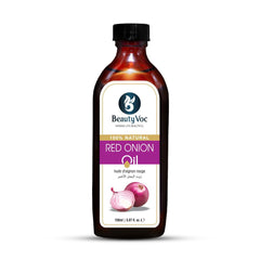 BeautyVoc Pure Red Onion Oil 150 ml -  For Hair Growth, Hair Fall Control & Stronger Roots | Natural Scalp Nourishment