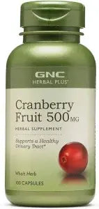 GNC Cranberry 500mg herbal supplement 90 capsules