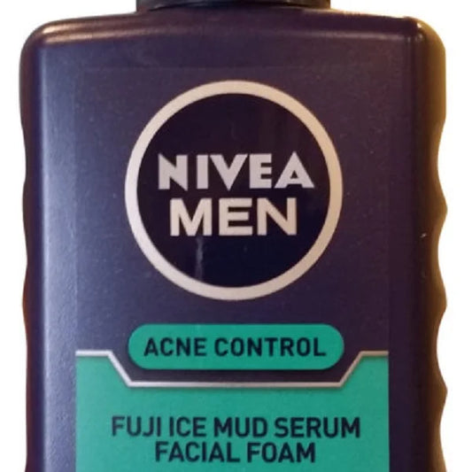 Nivea Men Acne Control Fuji Ice Mud Serum Facial Foam 120 ML