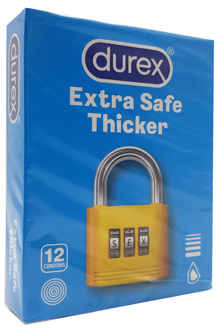 Durex Extra Safe Thicker Condoms 12 Pieces