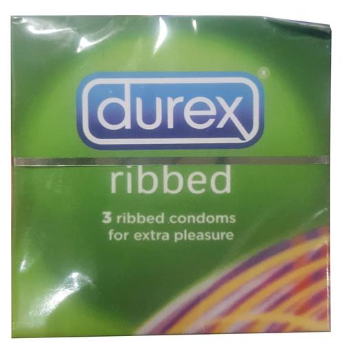 Durex Ribbed Condoms 3 Piece