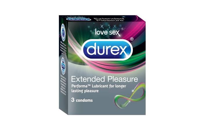 Durex Extended Pleasure Condoms 3 Pieces