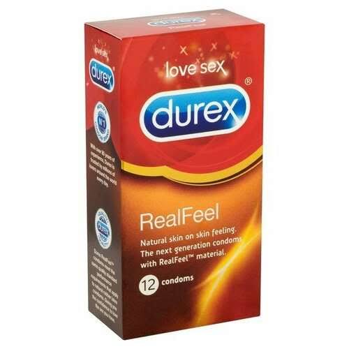 Durex Love Real Feel 12 Condoms (Lubricated & Dotted)