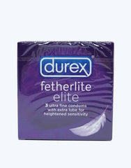 Durex Fetherlite Elite Ultra Fine Condoms 3 Pieces
