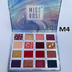 Miss Rose Artistic Premium 16 Color Eye Palette