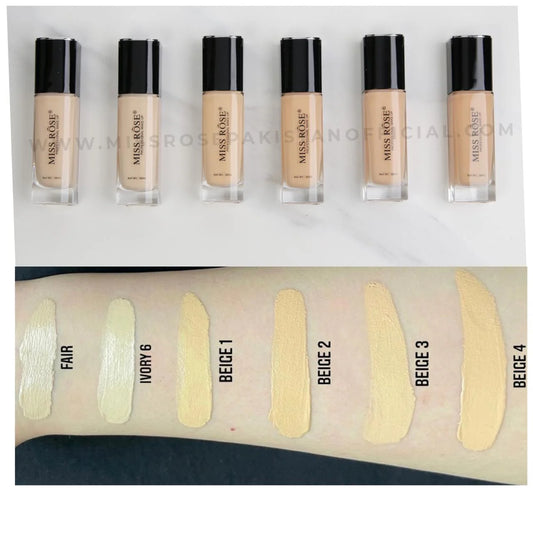 miss rose oil free foundation
