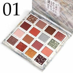 Miss Rose Artistic Premium 16 Color Eye Palette