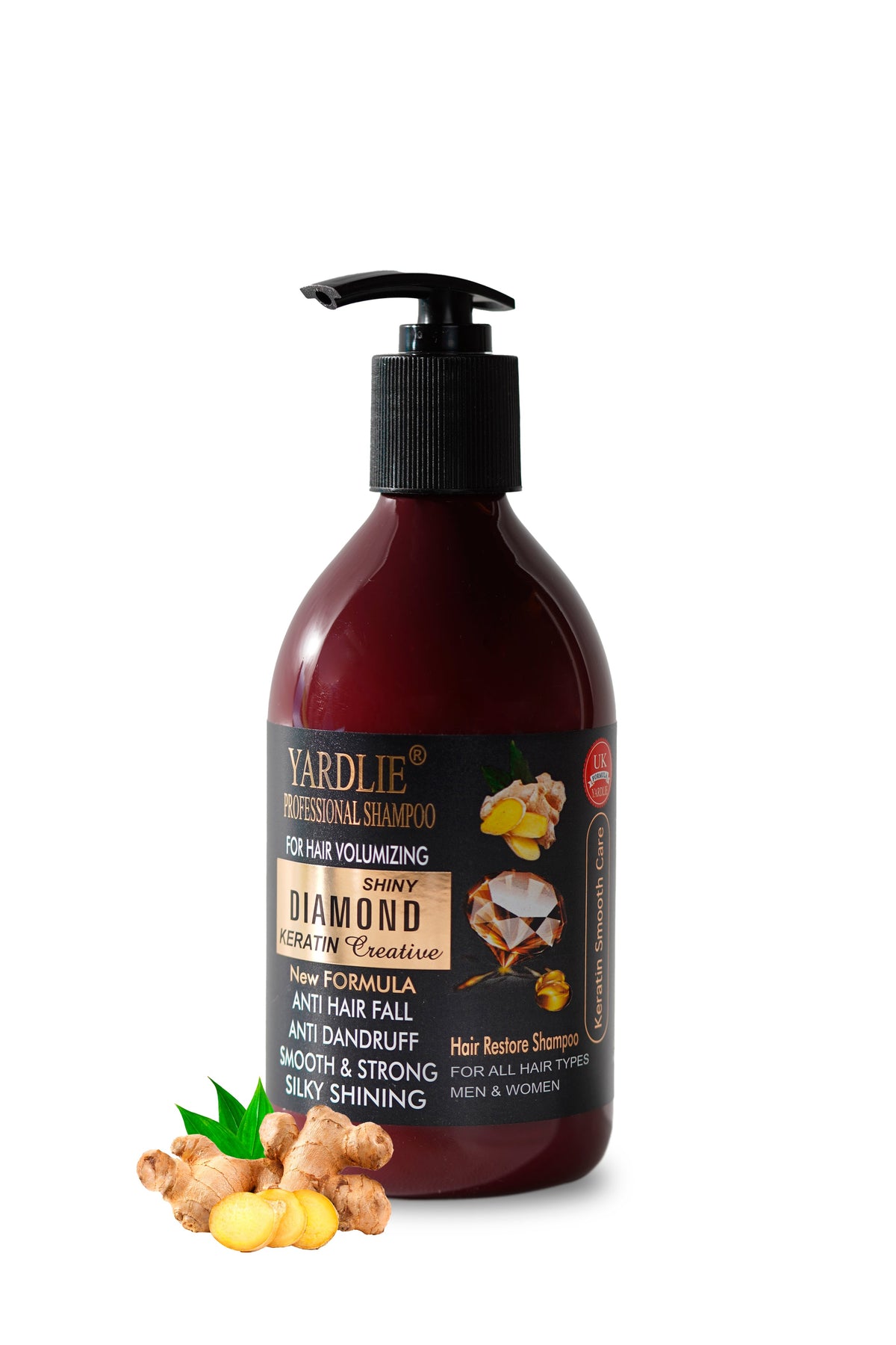 Yardlie Diamond Yardlie Shampoo For Hair Volumizing, Shining & Dandruff 550g.