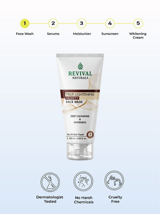 True Lightening Velvety Face Wash