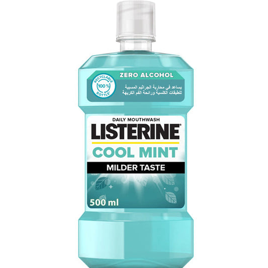 Listerine Mouthwash Zero Alcohol Mild Mint 500ml