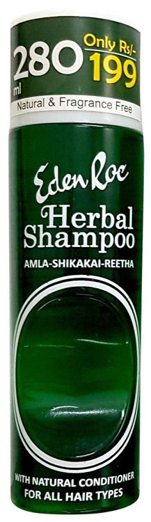 Eden Roc Herbal Shampoo Amla Shikakai Reetha 280 ML