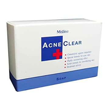 Mistine Acne Clear Soap Face & Body Anti-acne & Moisturizing Bar