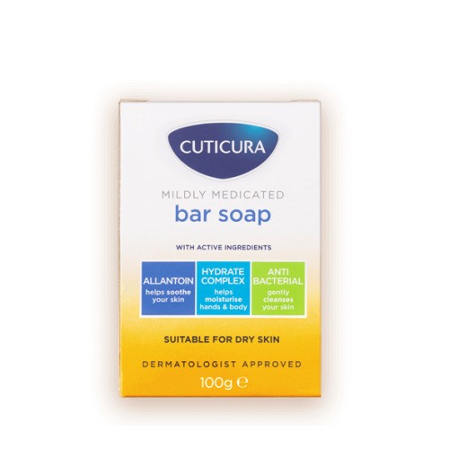 Cuticura Mildly Medicated Bar Soap, 100g