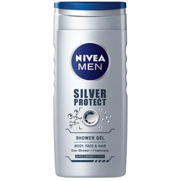 Nivea Men Silver Protect Shower Gel 250ml 8.45 fl oz