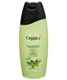 Organics Natural Anti Dandruff 2 in 1 Mint And Herbs Shampoo