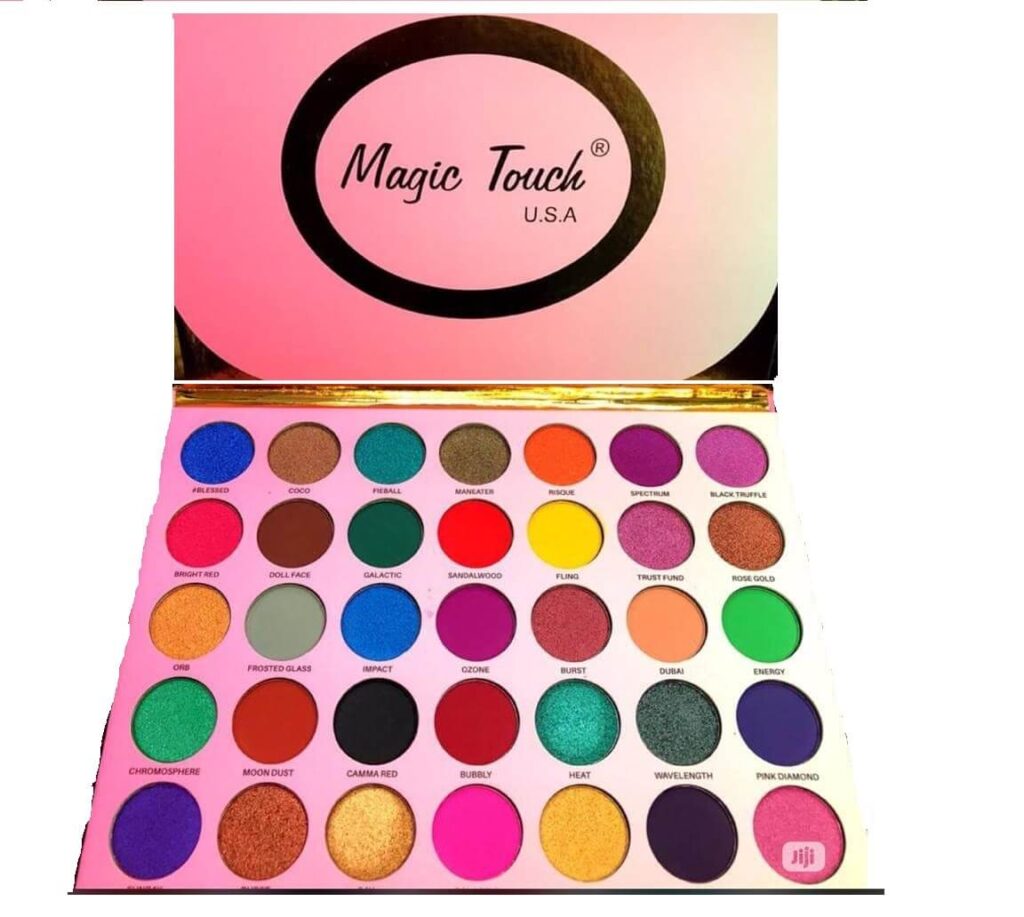 Magic Touch Eyeshadow Palette With 35 Cool Colours