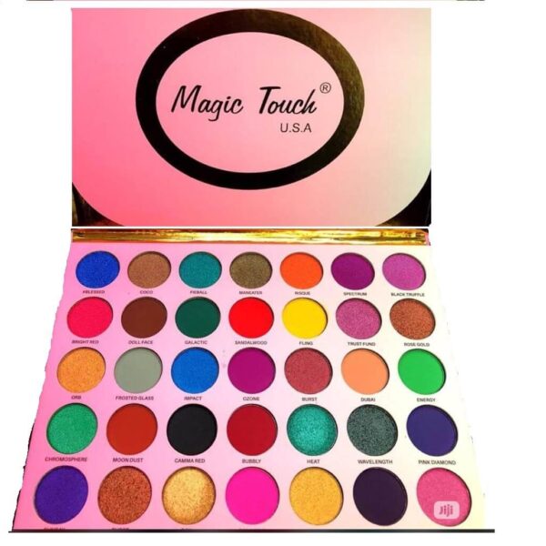 Magic Touch Eyeshadow Palette With 35 Cool Colours