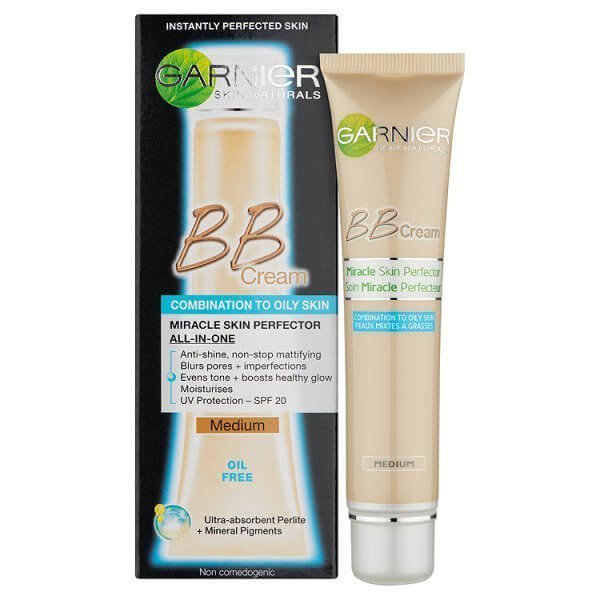 Garnier BB Cream Miracle Skin Perfector for Oily to Combination Skin Medium 40 ML