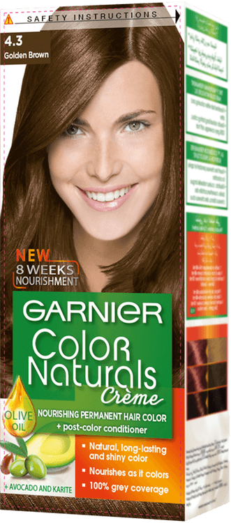 Garnier Color Naturals Hair Color Creme Golden Brown 