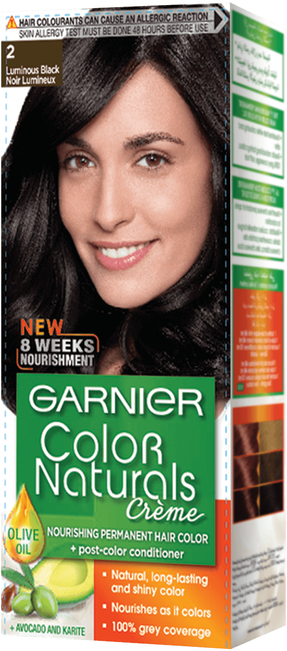 Garnier Color Naturals Hair Color Creme Luminous Black 2 Price In Pakistan Manmohni.pk