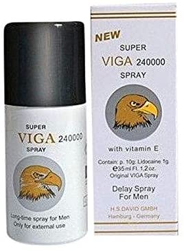 SUPER VIGA 240000 EXTRA STRONG DELAY SPRAY FOR MEN WITH VITAMIN E
