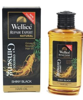 Wellice Ginseng Oil for Repair Expert Shiny Black 120ml