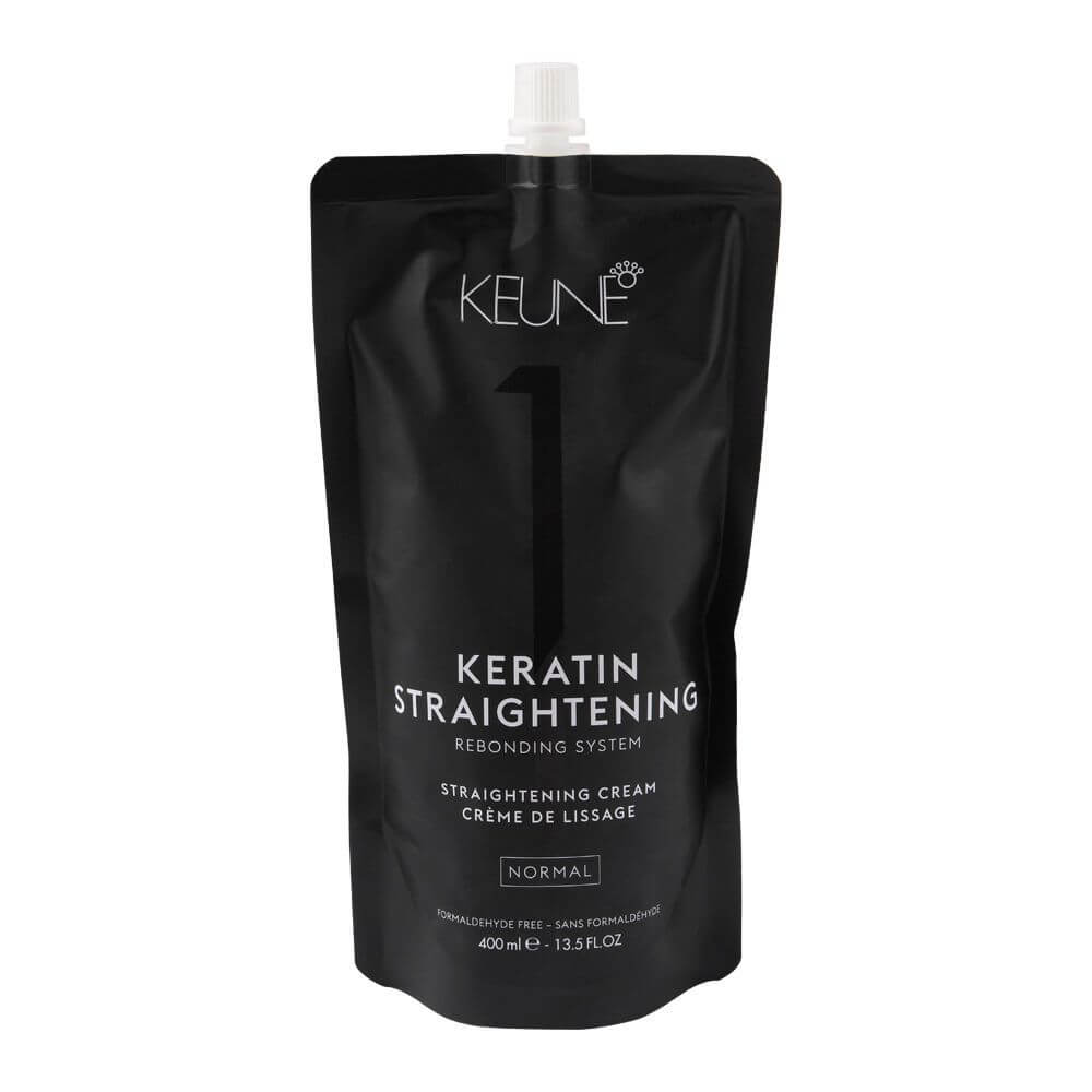 Keune Keratin Straightening Rebonding System, Straightening Cream, Normal 1, 400ml