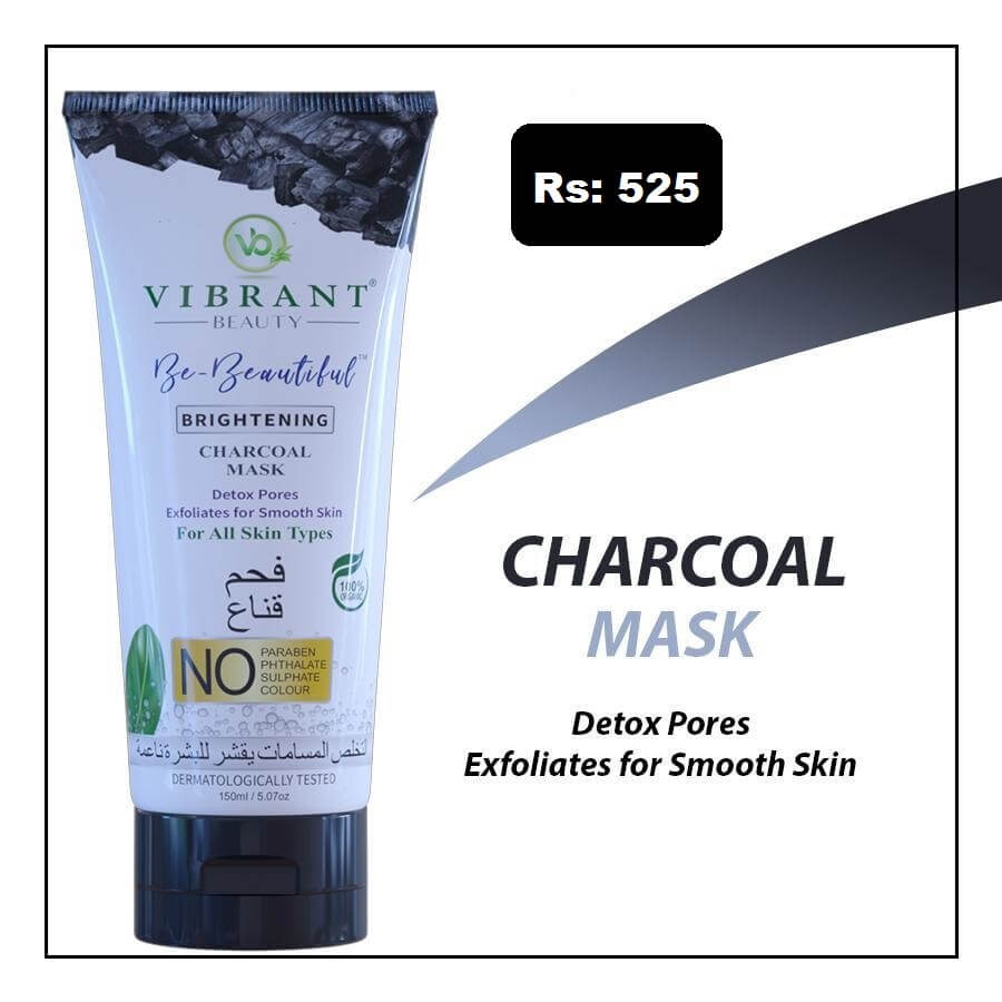Vibrant Beauty Charcoal Face Mask 150ML