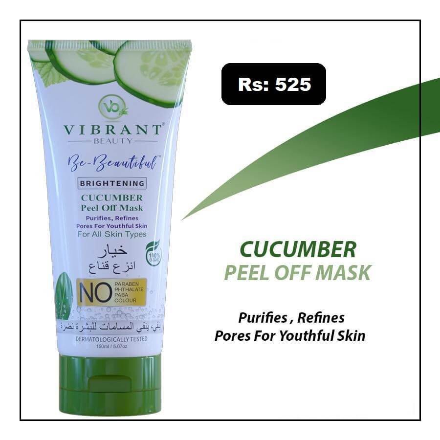 Vibrant Beauty Cucumber Peel Off Mask 150ML