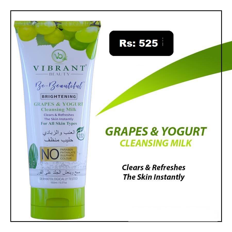 Vibrant Beauty Grapes & Yogurt Cleansing Milk 150ML