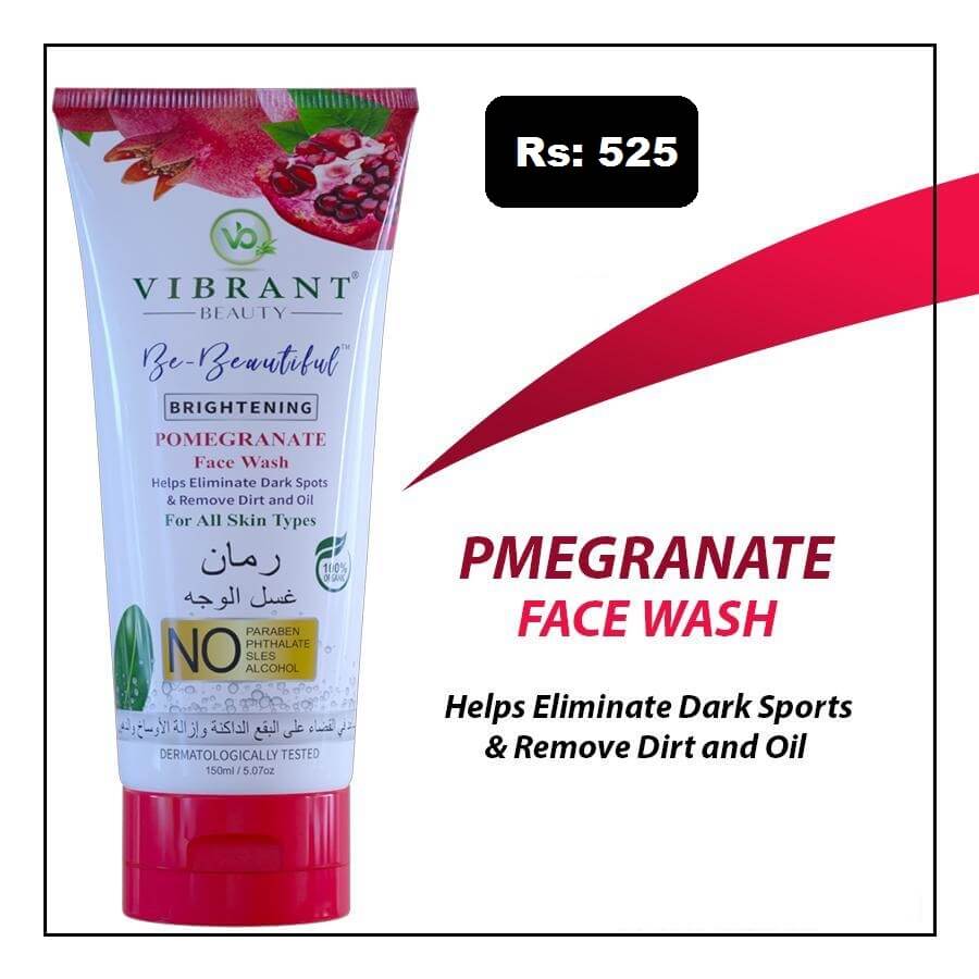 Vibrant Beauty Pomegranate Face Wash 150ML