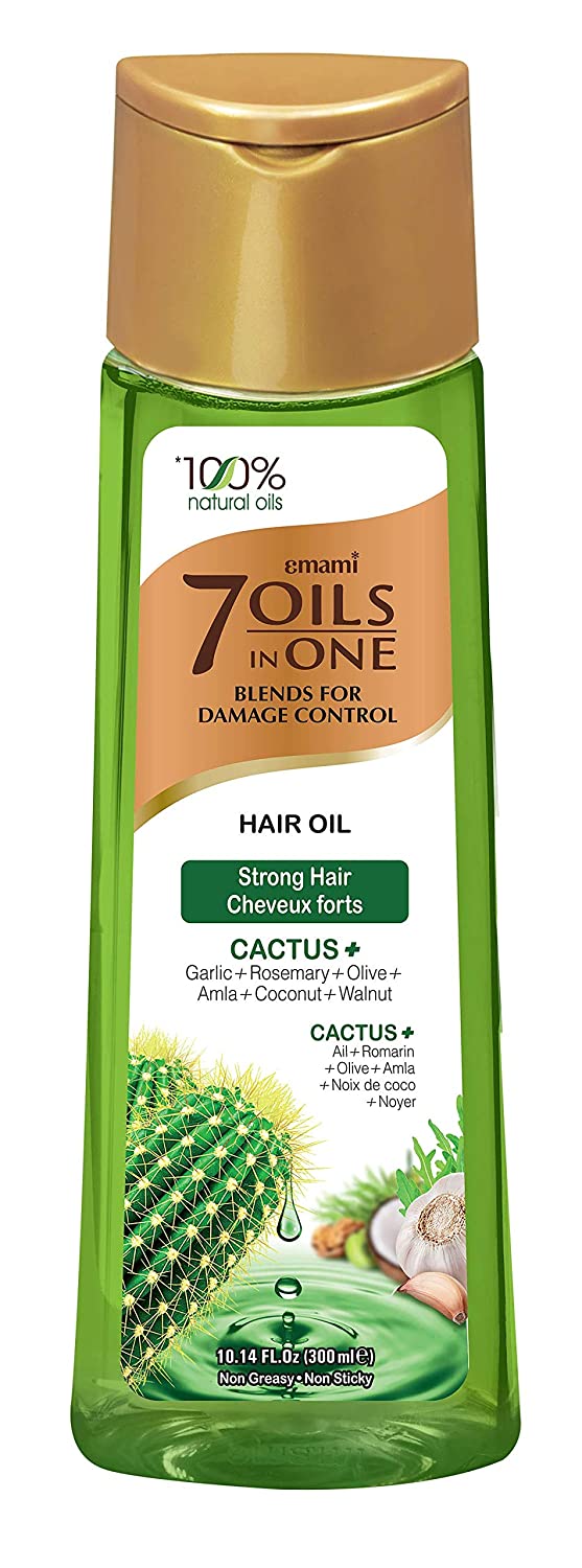 Emami 7 Oils in One Blends for Damage Control Hair Oil Strong Hair Cactus Oil