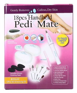 Pedi Mate 18Pcs Handheld Pedicure Set