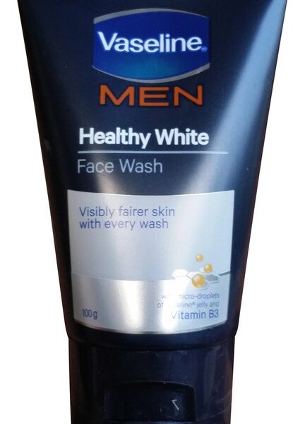 Vaseline Men Healthy White Face Wash Visible Fair Skin 100gm