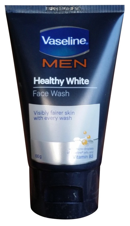 Vaseline Men Healthy White Face Wash Visible Fair Skin 100gm