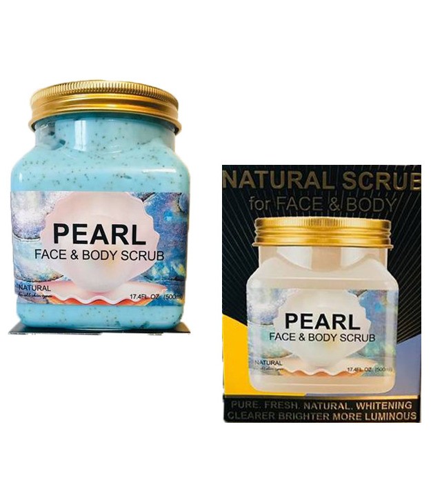 Wokali Natural Pearl Face And Body Scrub