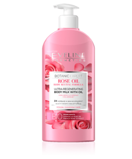 Eveline Botanic Expert Rose Oil Body Milk With Oil 350ML