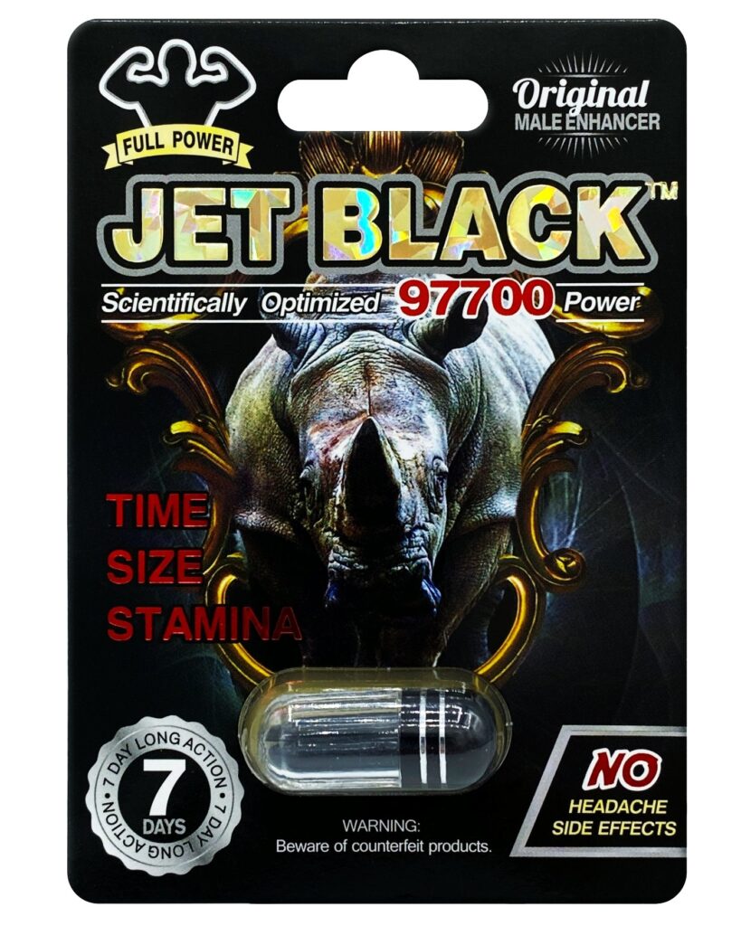 Jet Black 97700 Rhino Max Original Sexual Enhancement tablet