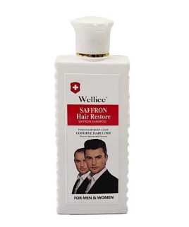 Wellice Ginseng Saffron Hair Restore & Anti Hair Loss Shampoo For Men & Women