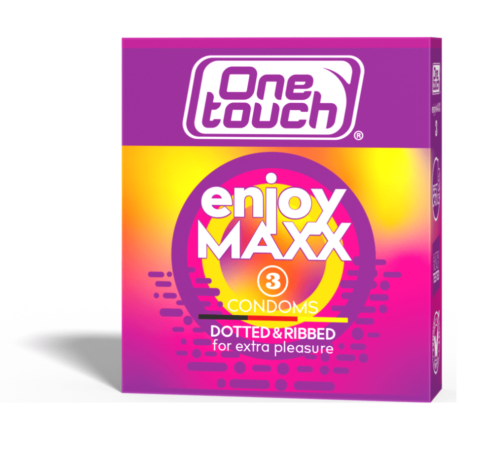 One Touch Enjoy Maxx Dotted & Ribbed 3 Condoms