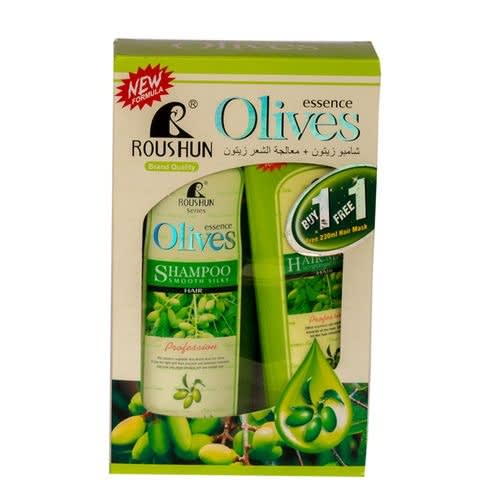 Roushun 2-in-1 Olives Hair Shampoo And Conditioner
