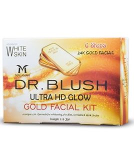 Dr. Blush Ultra HD Glow 24K Gold Facial Kit 6 Pieces