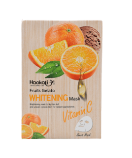 Haokali Fruit Gelato Whitening Vitamin C Facial Sheet Mask - 30ml X 10 Pieces